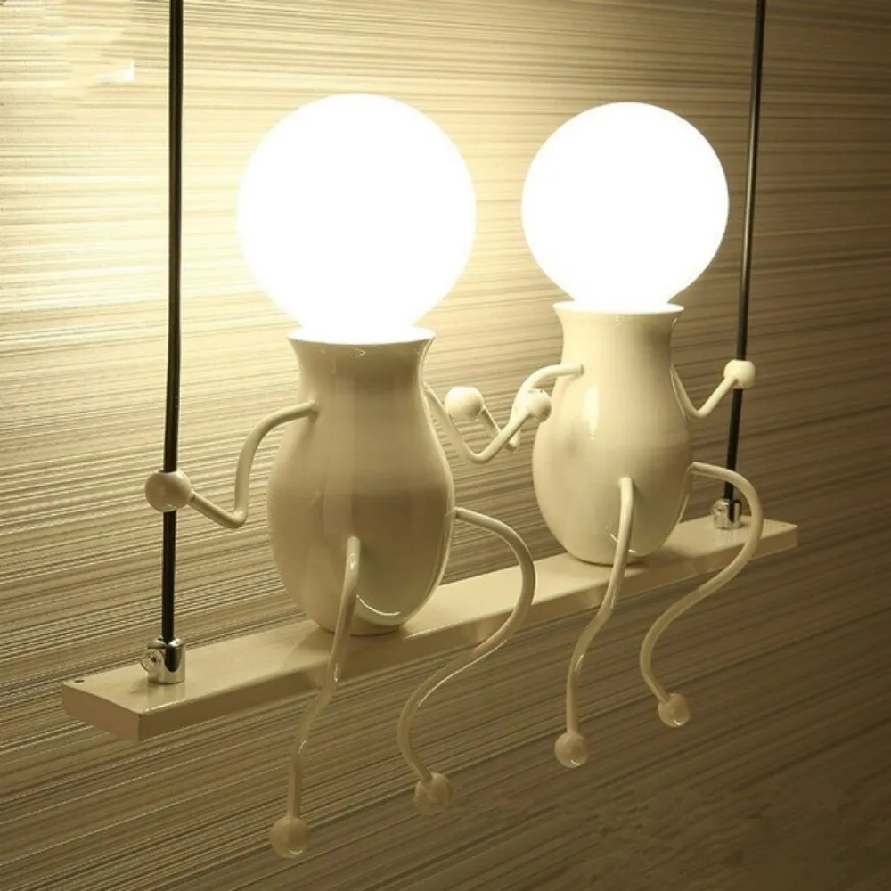 Cartoon Robot Wall Light