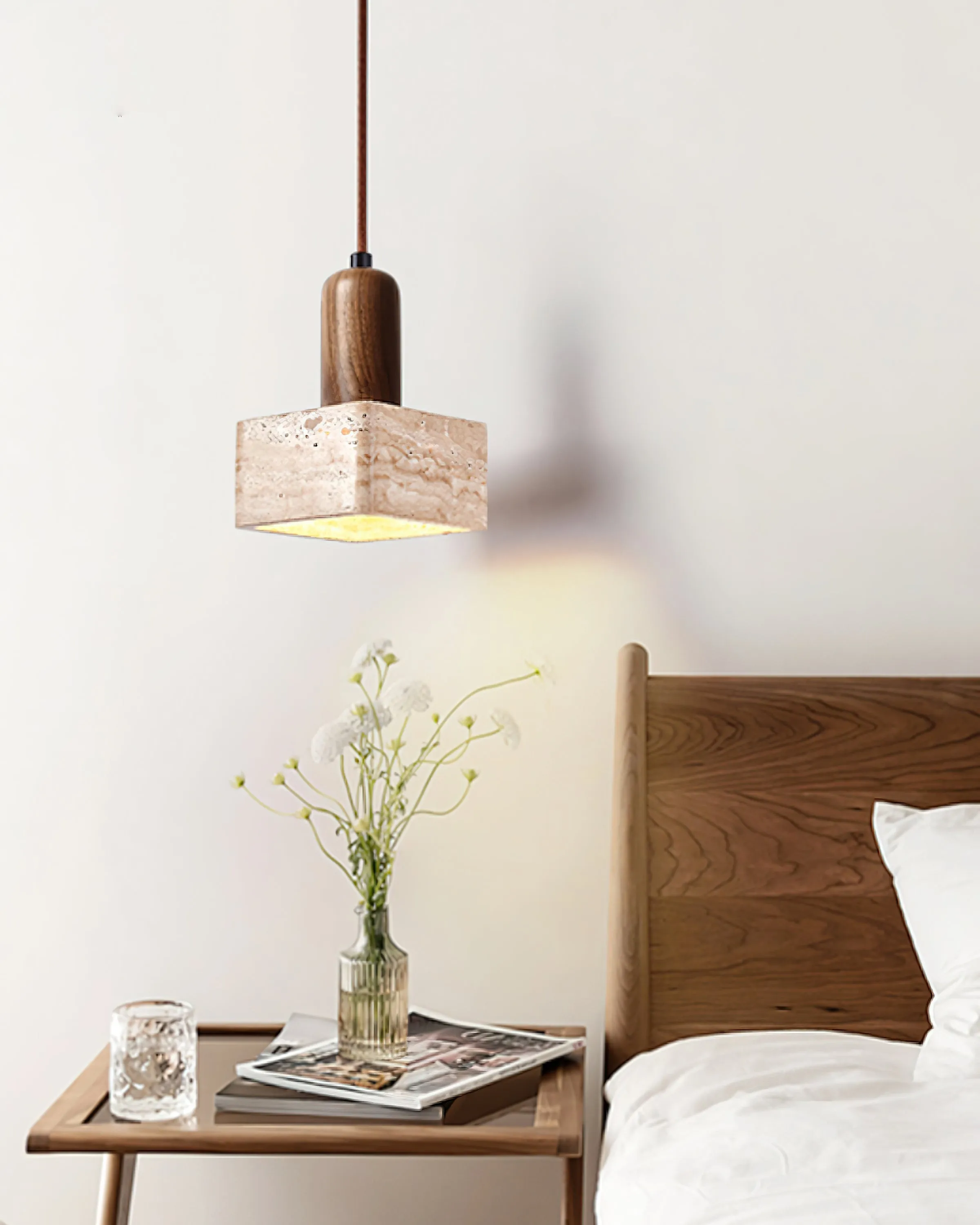 Simple Elegant Square Rectangular Pendant Lamp M94