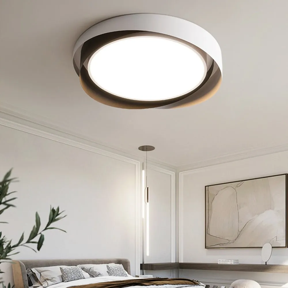Nordic Style Modern Minimalist Wave Pattern Ceiling Lamp M424