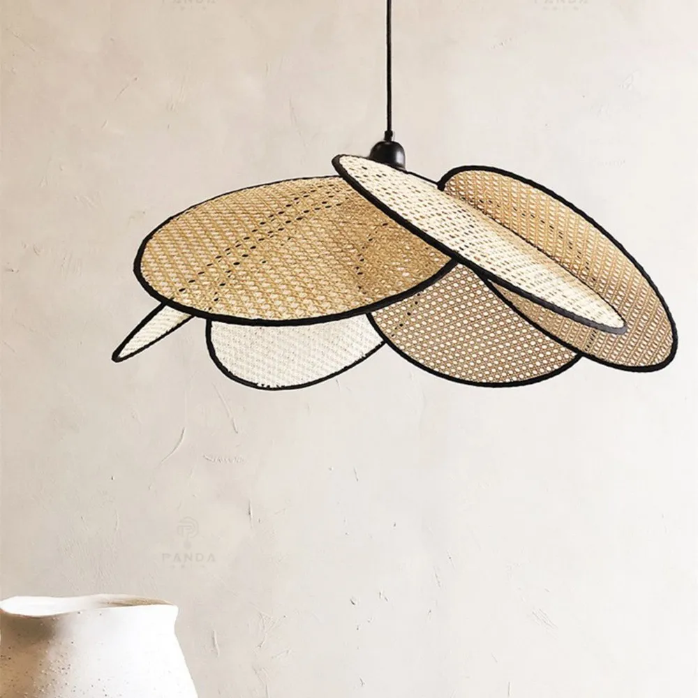 Wabi-sabi Rattan Pendant Light