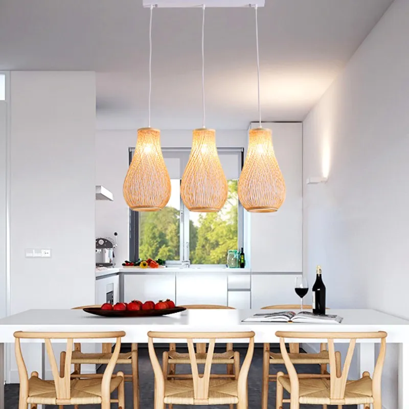 Aisle Rattan Decoration Pendant Light