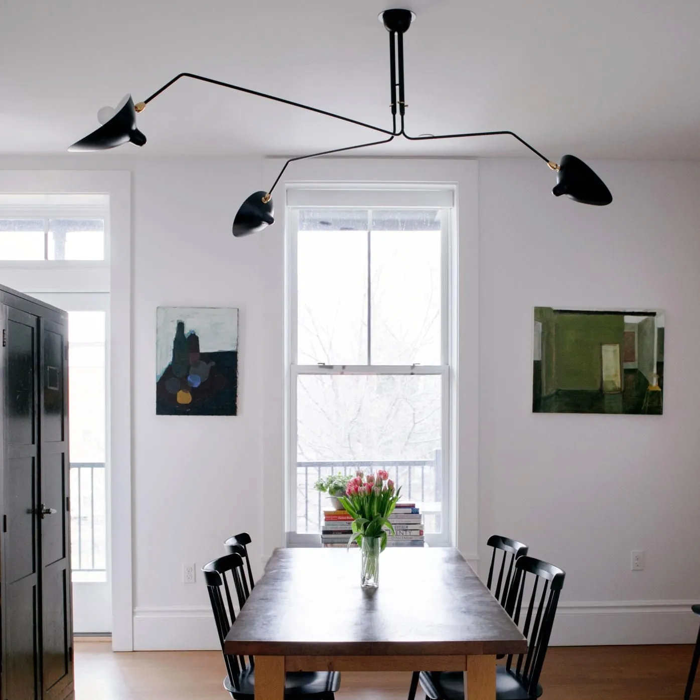 Arclume Arc Ceiling Lamp - Mid Century Multi Arm Light for Living Room