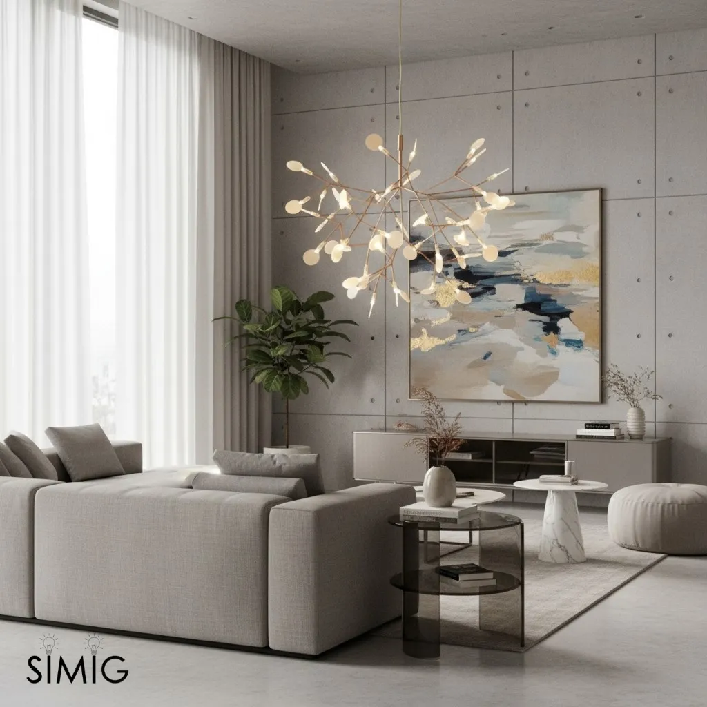 Floresta Chandelier – Artistic LED Chandelier for Residential Spaces