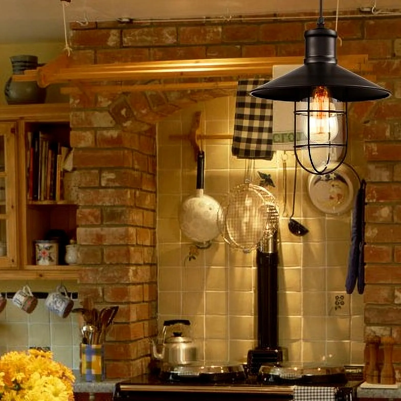 REX Caged Hanging Lamp