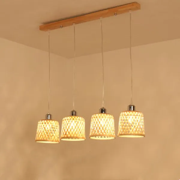 Aisle Rattan Decoration Pendant Light