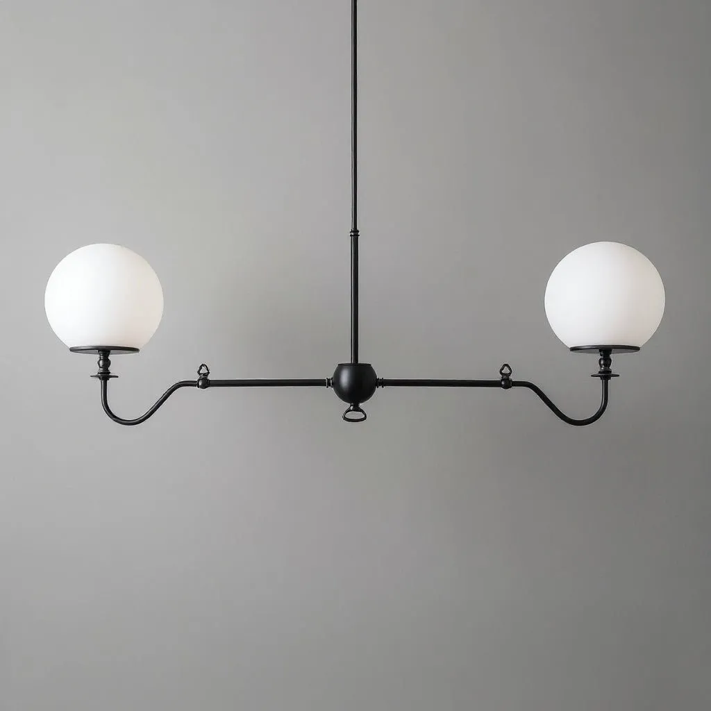Glorica Glass Brass Chandelier Lighting - Contemporary Glass Multi-Light Hanging Fixture T405
