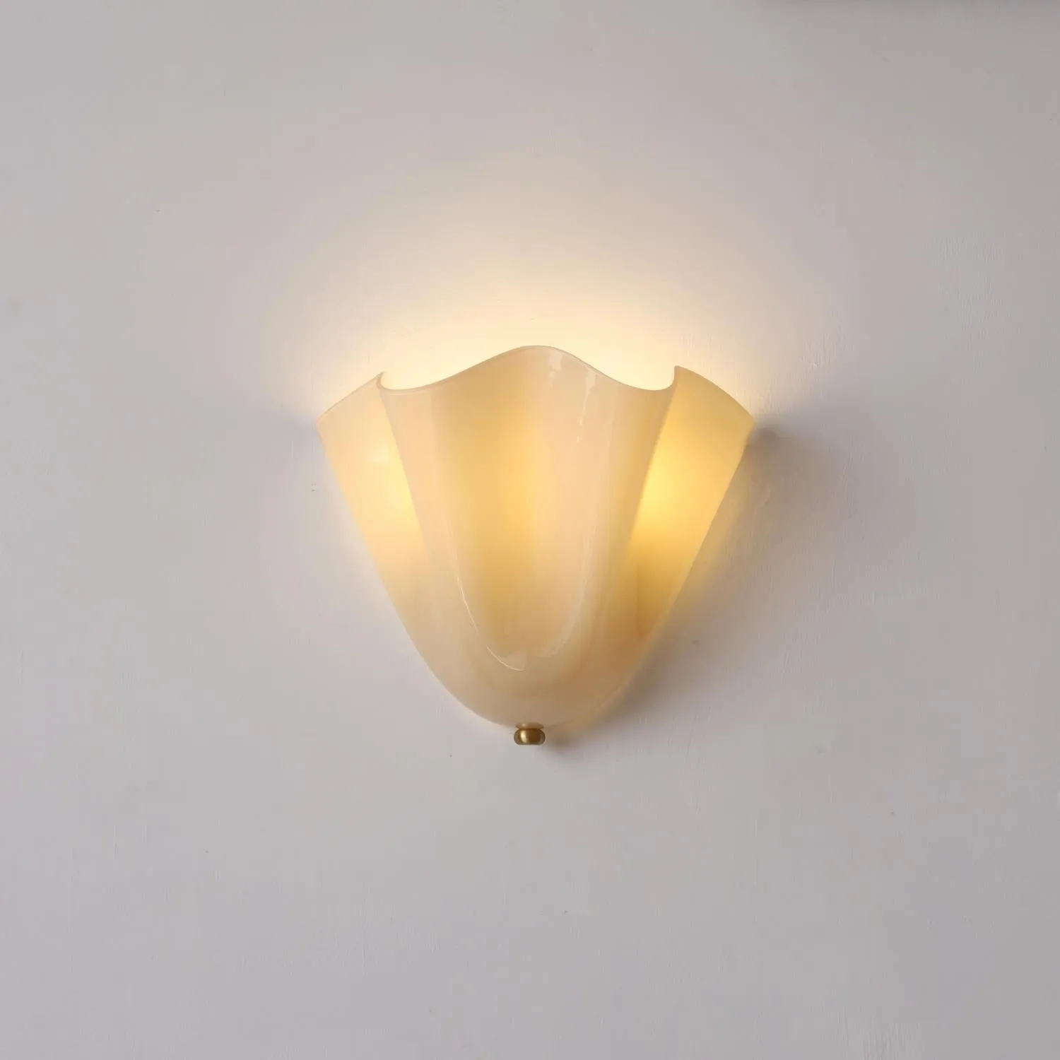 Bellina Modern Glass Wall Sconce - Ambient Lighting for Hallway P075