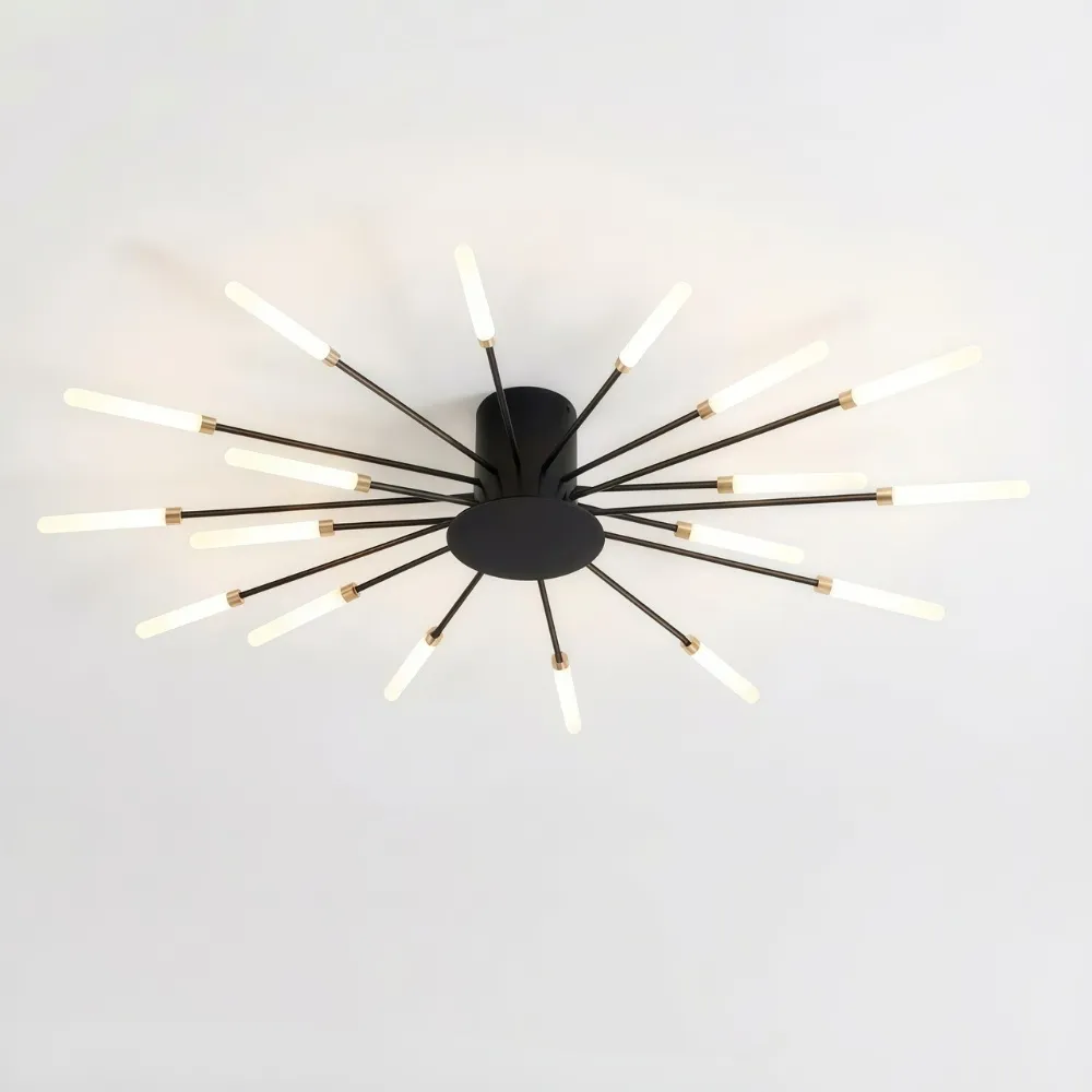 Sputnik Led Fireworks Flush Mount Ceiling Light S40