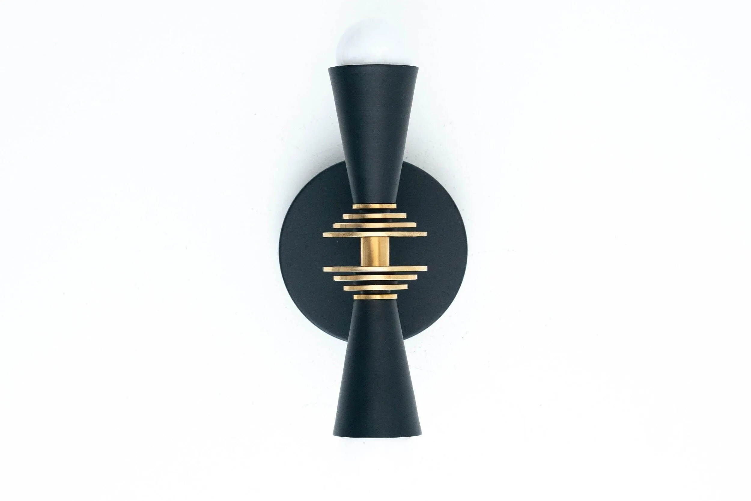 Pyralis Cone Art Deco Wall Light - Multi-Directional Sconce for Vanity or Wall T345