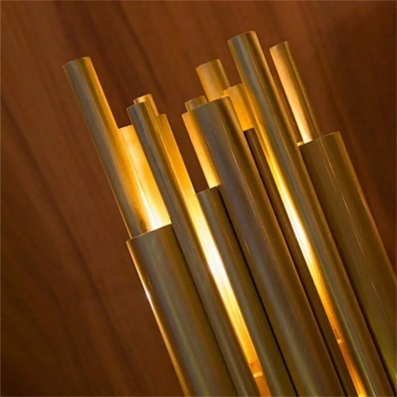 Gold Aluminum Brubeck Wall Lamp