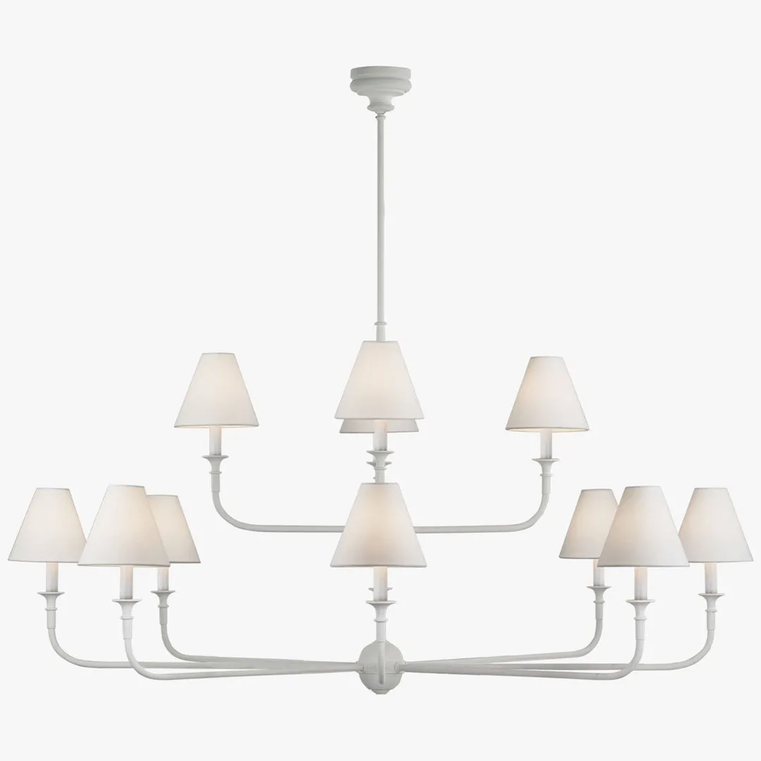 Piaf Geometric Metal Chandelier – Industrial Style for Dining Room T198