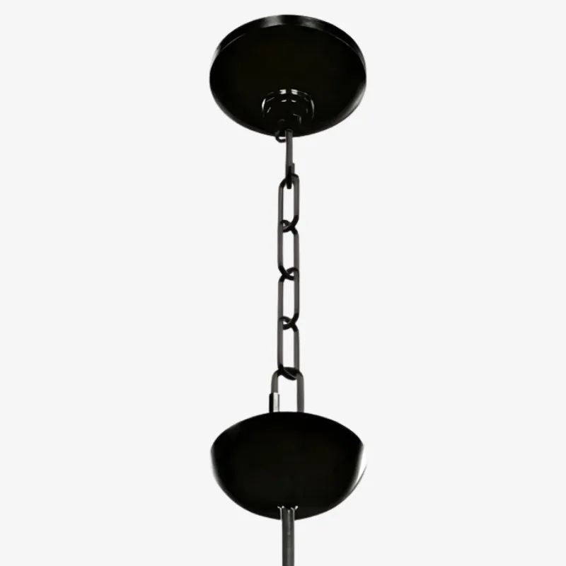 VertiFount Chandelier – Layered Metal Design for Open Interiors T566