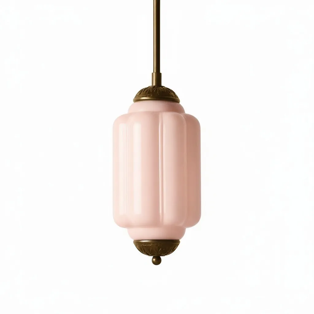 Eloise Vintage Glass Pendant Light - Elegant Pendant Lamp for Living Room G23