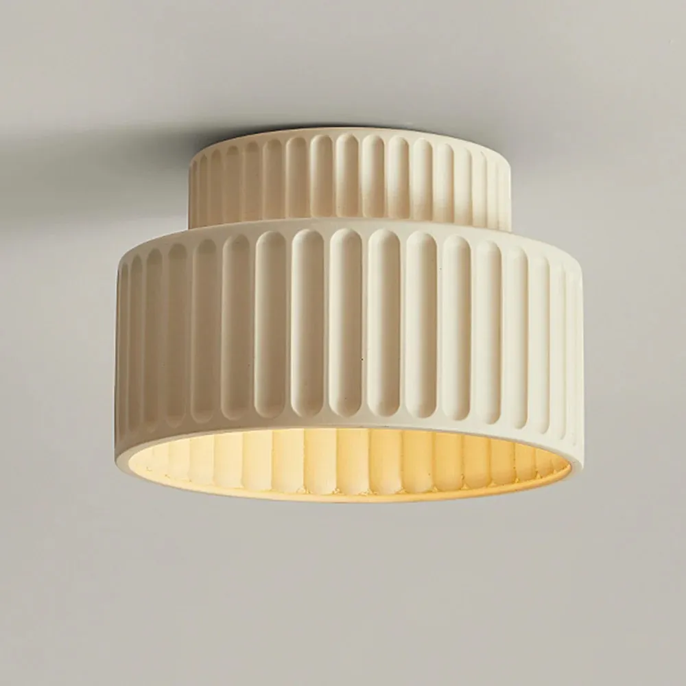 Modern Solid Color Recessed Resin Ceiling Lamp S177