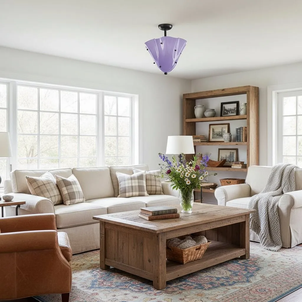 Bellina Petal Fold Glass Ceiling Light - Artistic Fixture for Bedroom T282