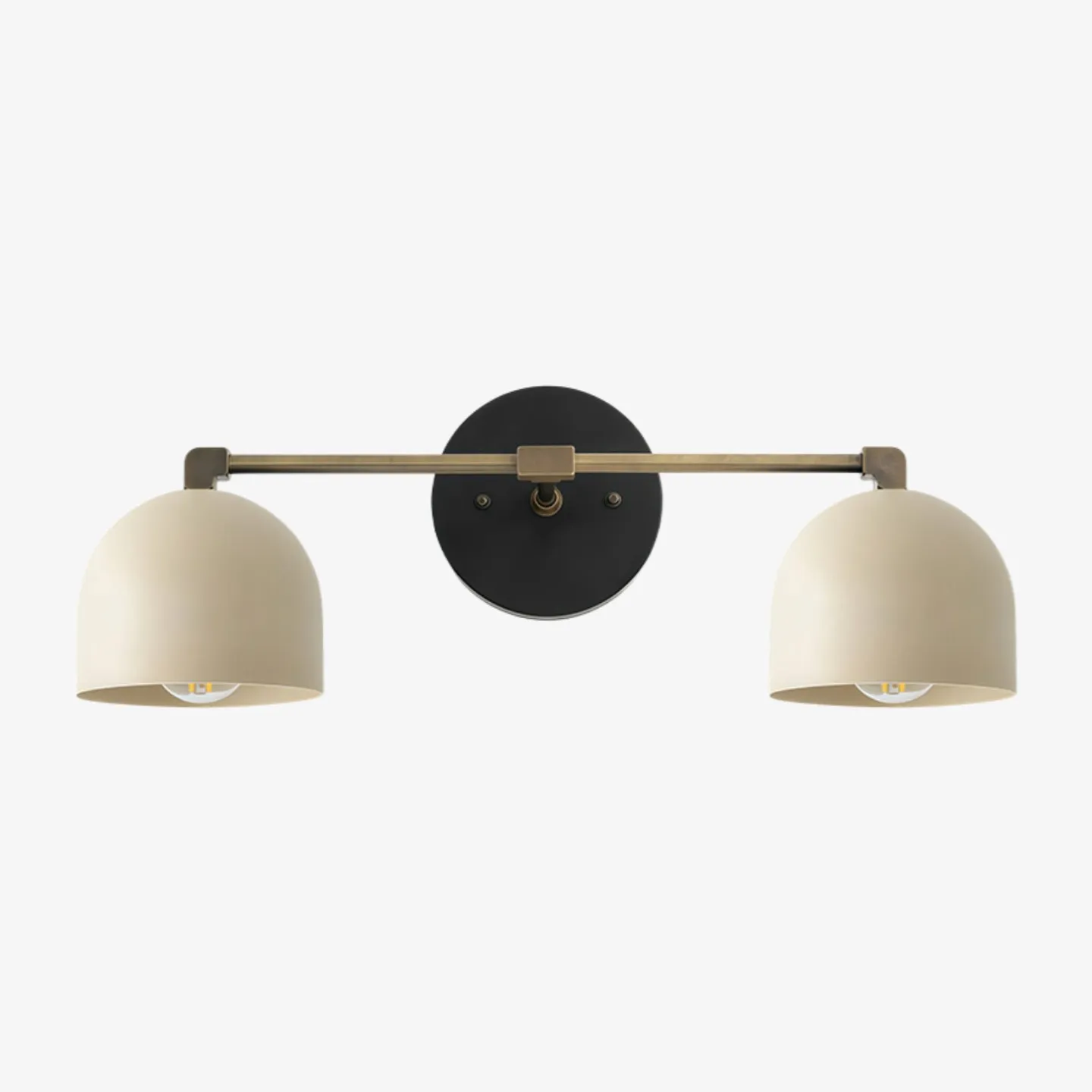 Metio Dome Mid-Century Deep Ball Vanity Lamp - Brass Wall Sconce T412