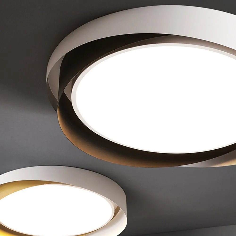 Nordic Style Modern Minimalist Wave Pattern Ceiling Lamp M424