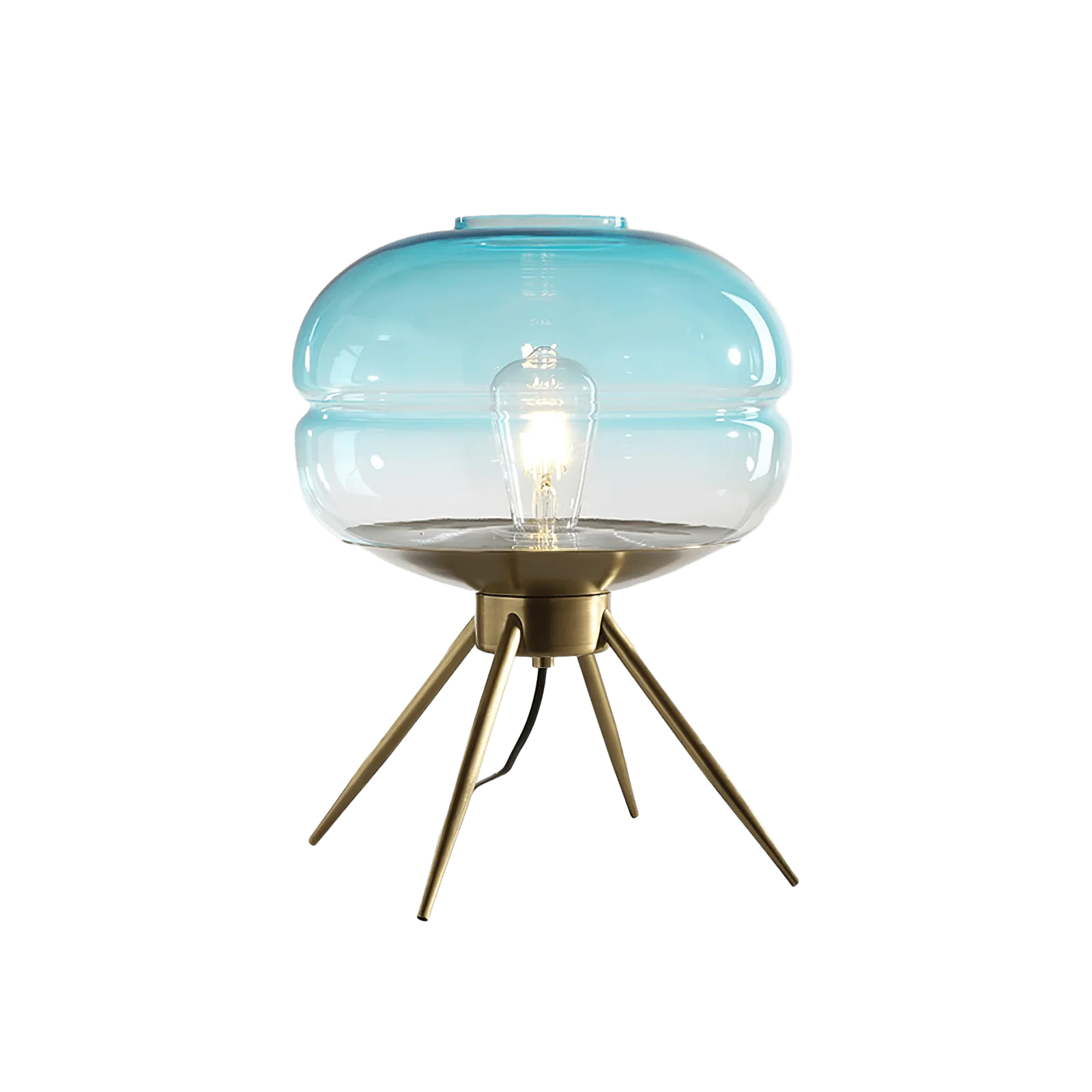 Luxury Personality Colored Glass Cover Tall Table Lamp M132