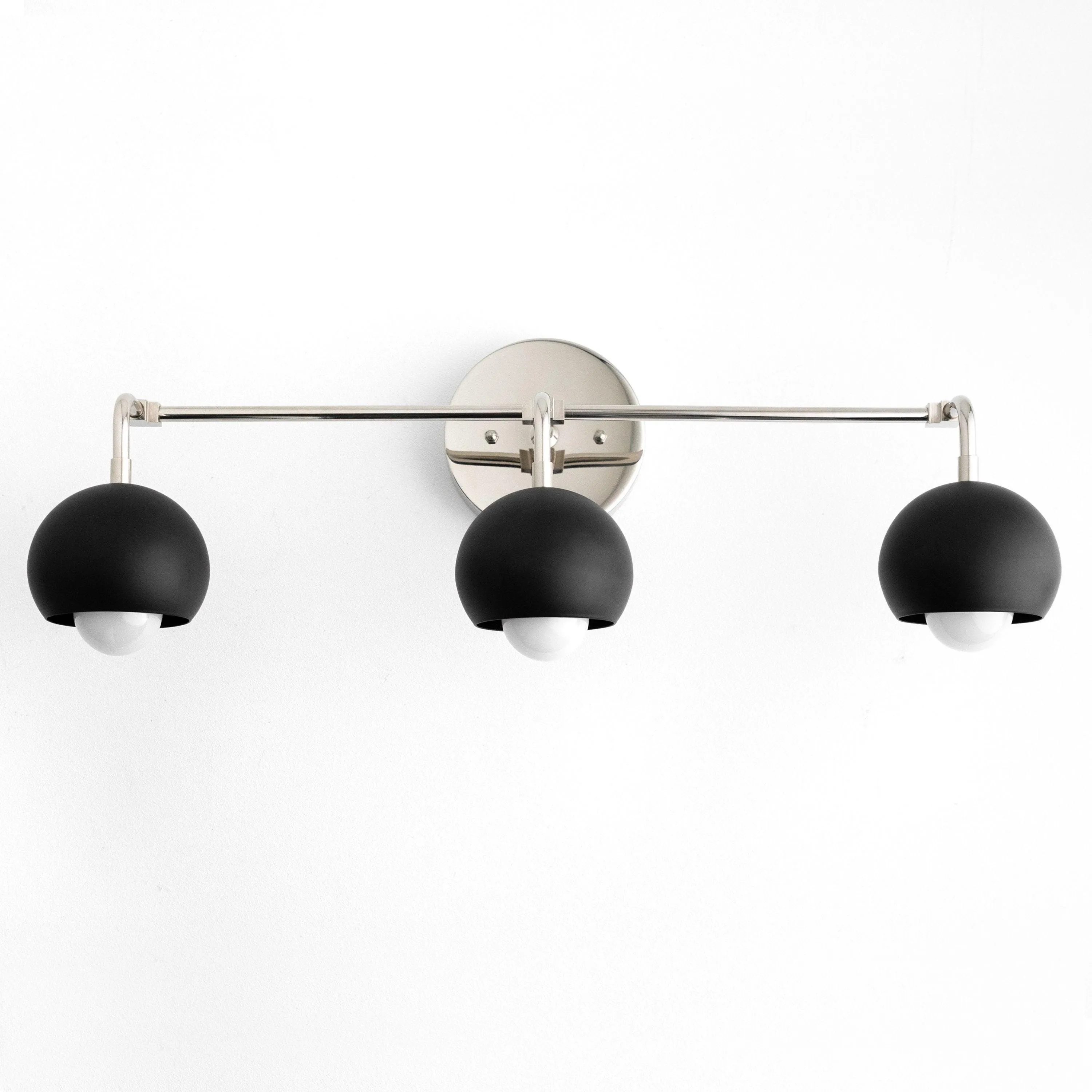 Metio Dome Decorative Vanity Light - Classic Orb Shade Bathroom Wall Lamp T324