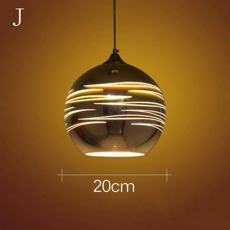 Modern 3D Colorful Nordic Pendant Lamp