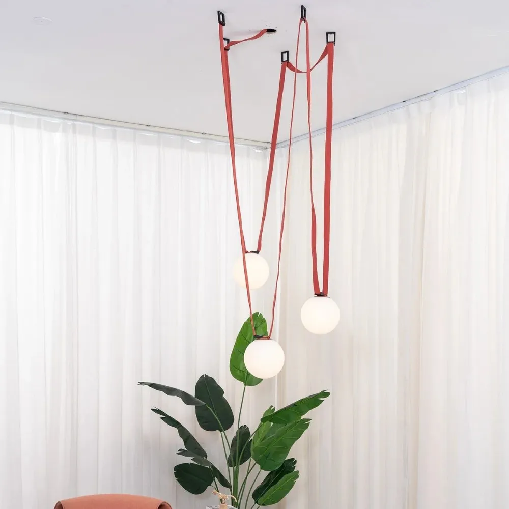 Flexible Belt-Style Pendant Lamp for Customizable Ambient Light S241