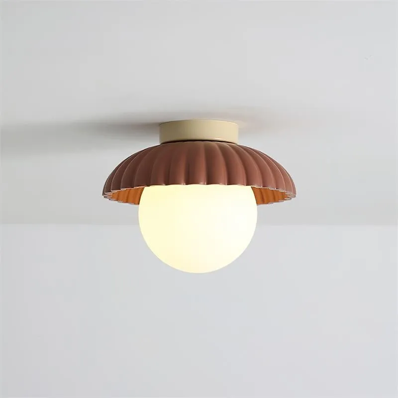 Alien Cream Glass Ceiling Light - Modern Nordic Ceiling Fixture M77
