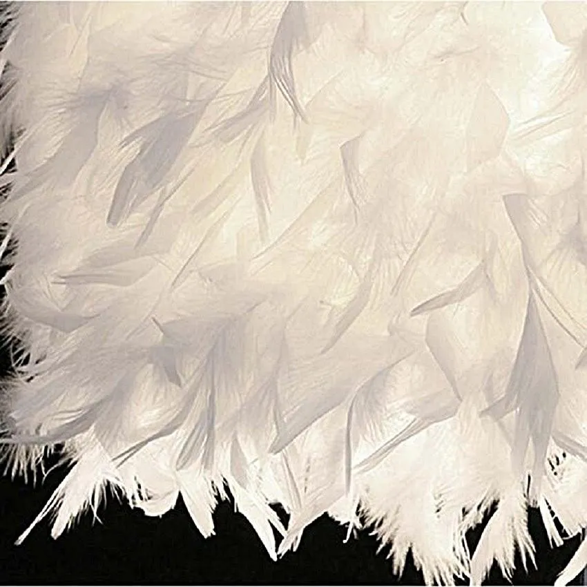 Feather Crystal Table Lamp