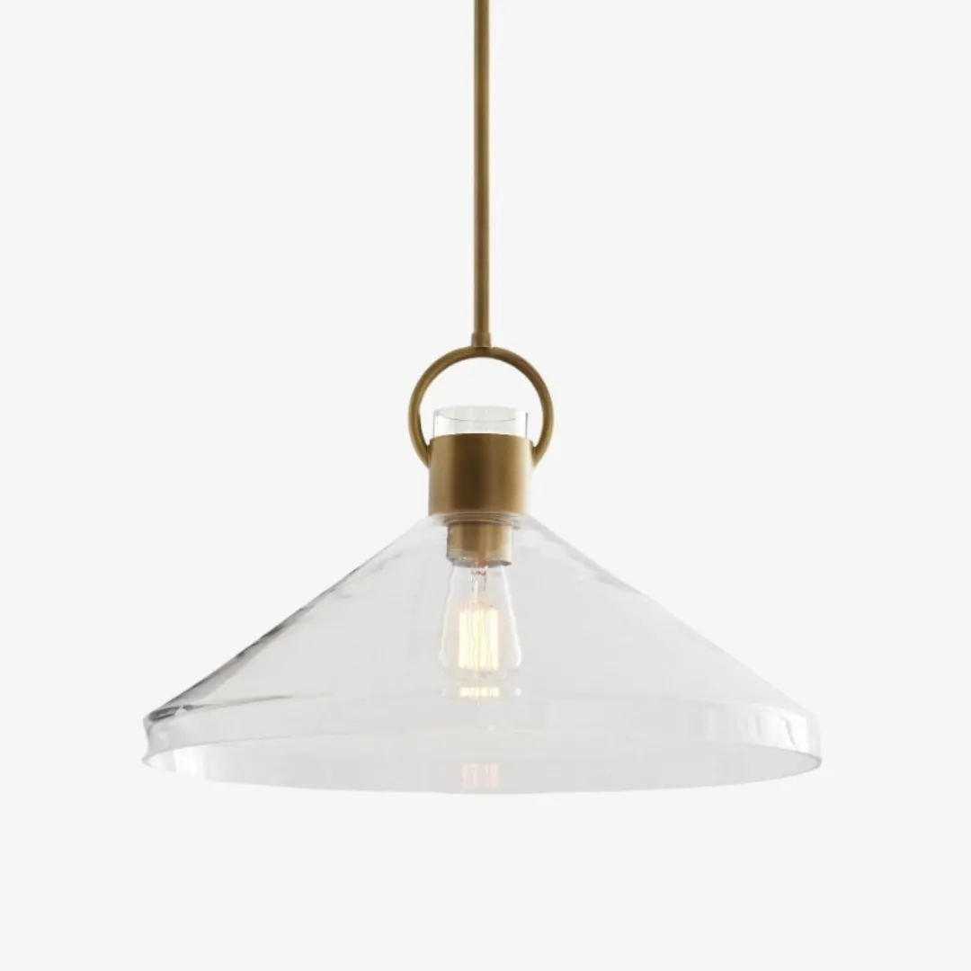 Orvessa Cone Shape Pendant Light – Contemporary Style Fixture for Kitchen or Lounge T1182