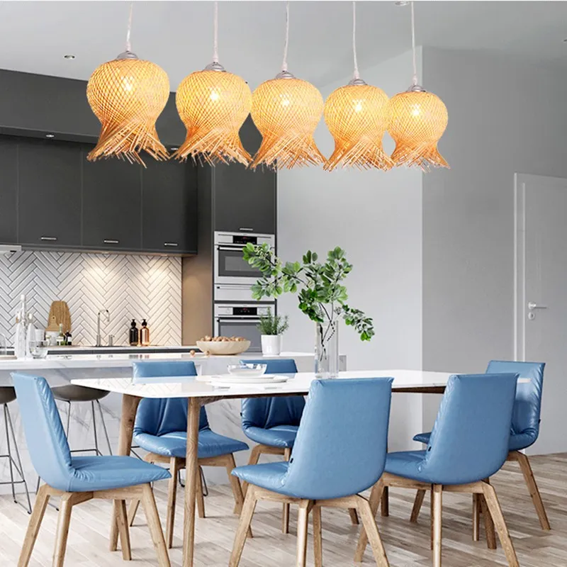 Aisle Rattan Decoration Pendant Light