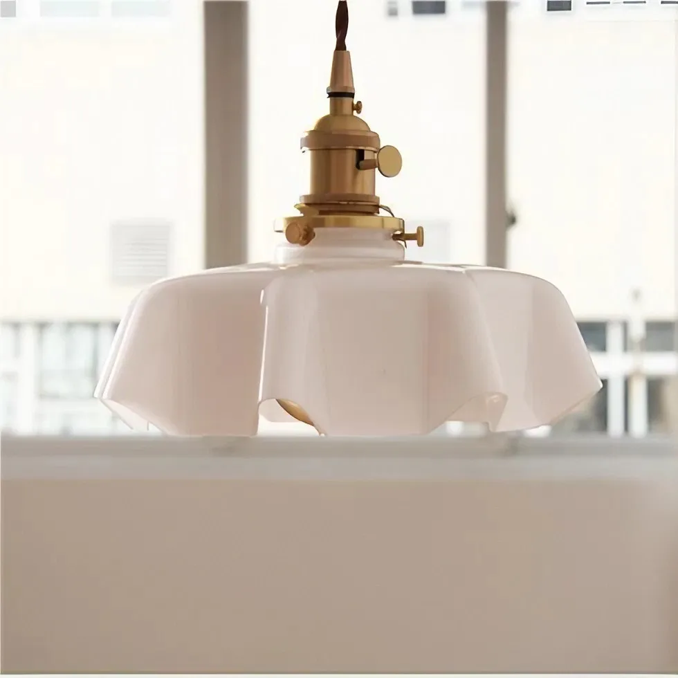 Retro Minimalist Glass Pendant Light