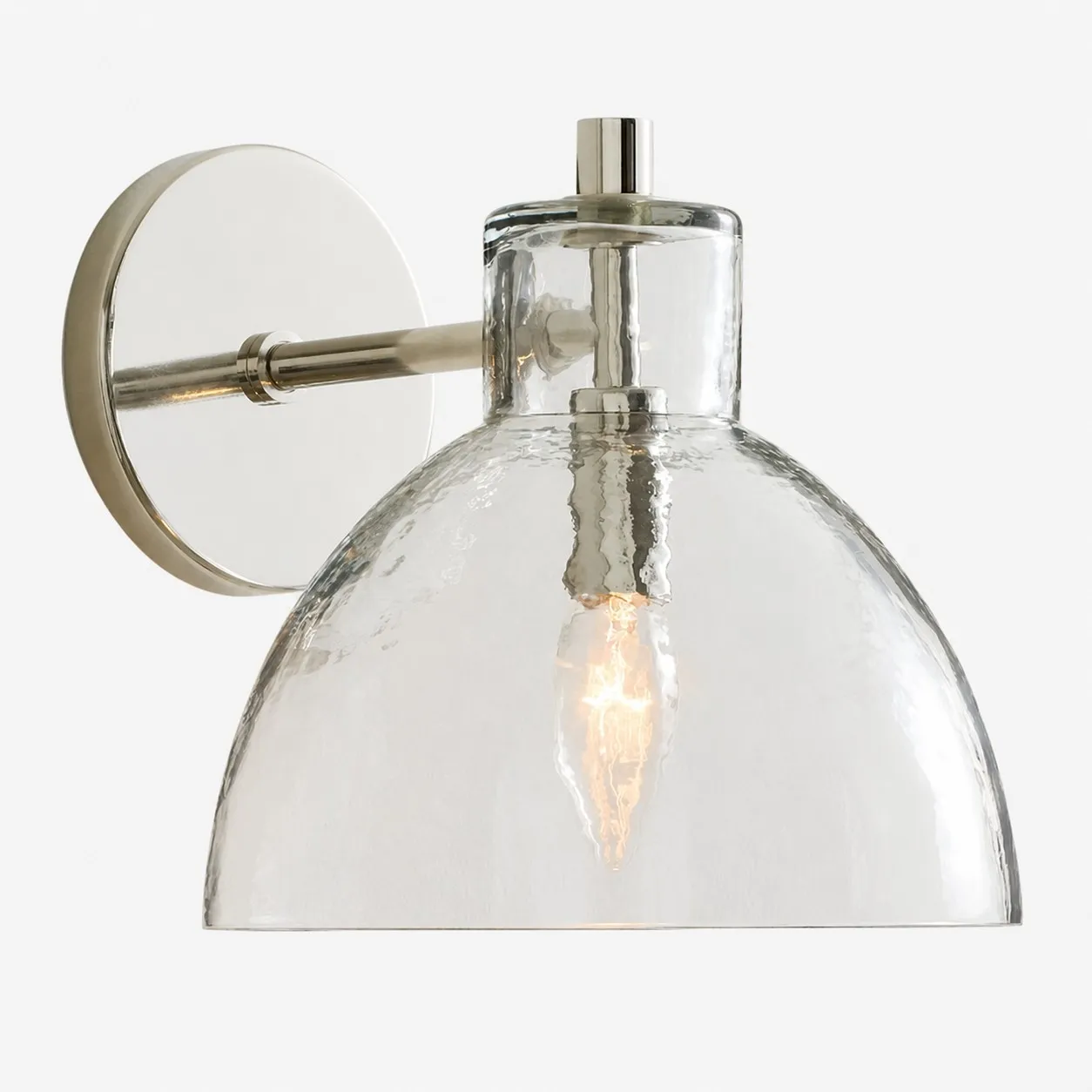 Glavira Elegant Recycled Glass Sconce - Wall Light for Modern Bedroom T049