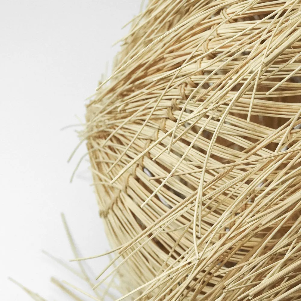 Natural Style Nest Rattan Pendant Lamp S72