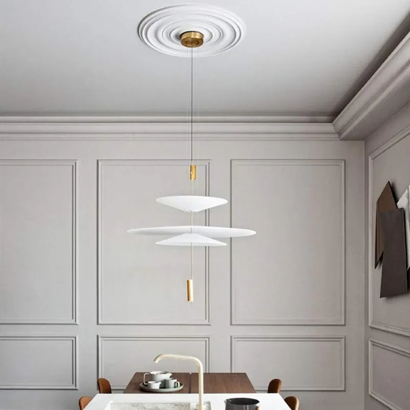 Plumeo Chandelier - Modern Layered LED Pendant for Living Room