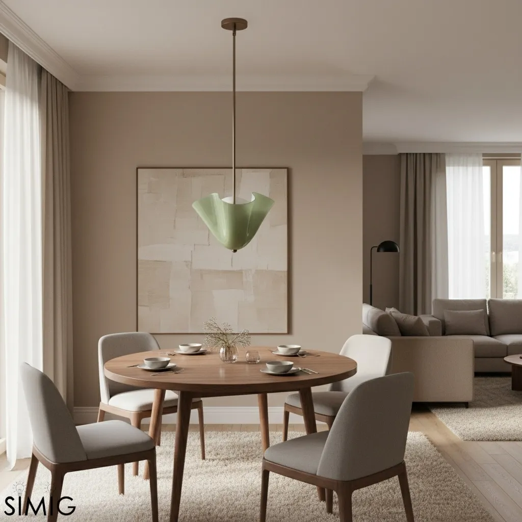 Bellina Sculptural Colored Glass Pendant - Modern Lighting for Home T278