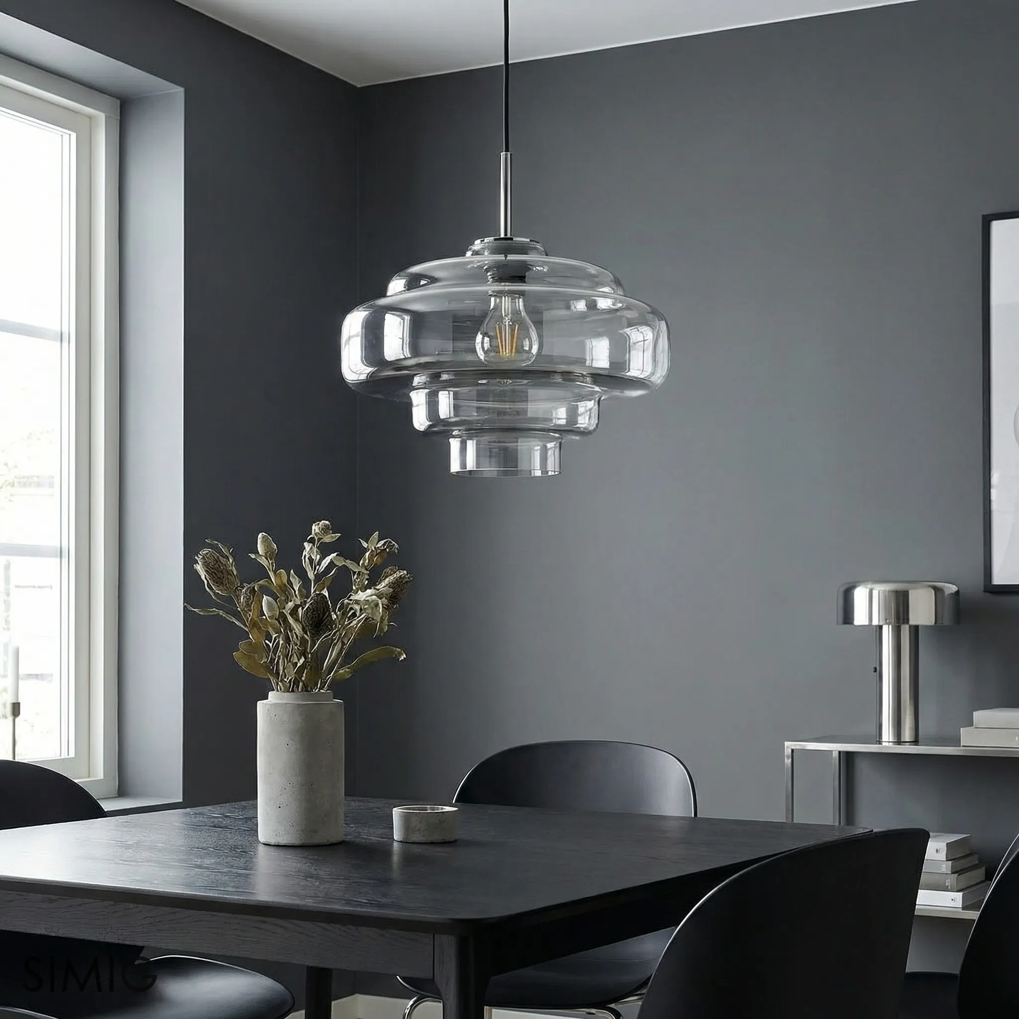 Koloro Multi-Layer Pendant Light - Vintage Metal and Glass for Living Room T277