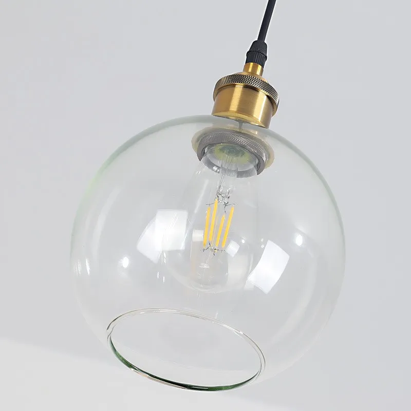 Nordic Vintage Glass Globe Pendant Lamp S128