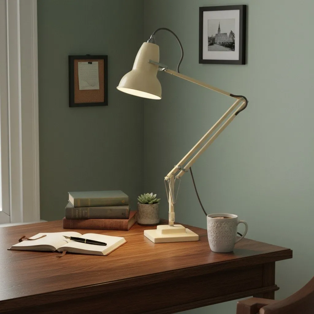Modryx Adjustable Desk Lamp - Vintage Industrial Metal for Office T555