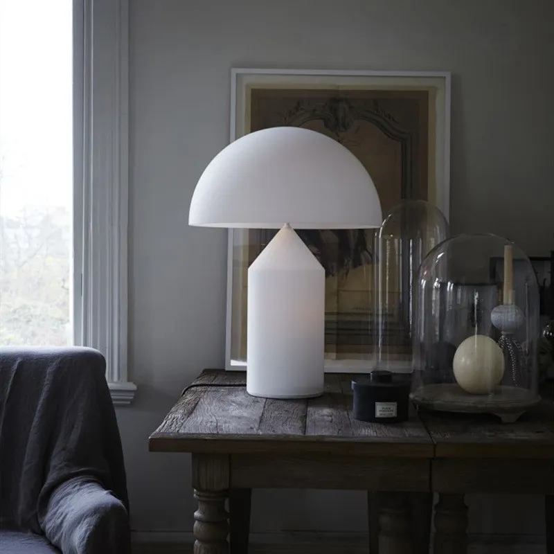 HaloVell Table Lamp Sculptural Dome - Modern Bedroom Lighting