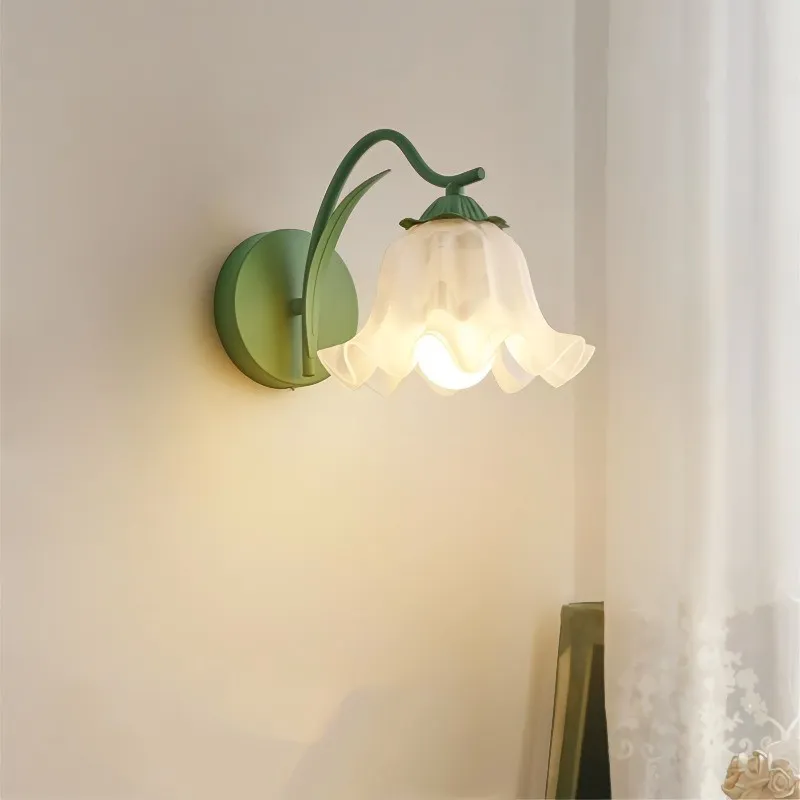 Lily of the Valley French Country Style Wall Lamp