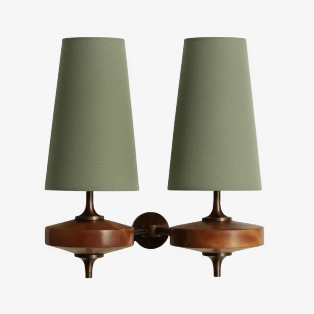 Chrona Rho Fabric Sculpt Wall Lamp - Artistic Contemporary Style T122