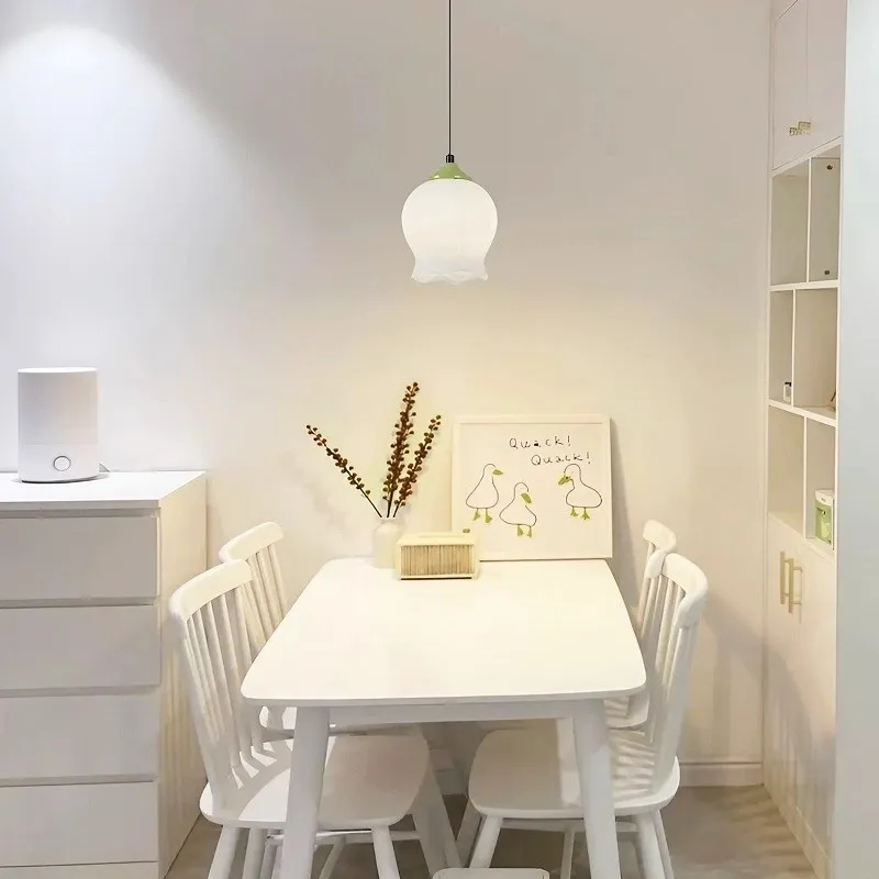 Nordic Flower Bud Glass Pendant Light S89