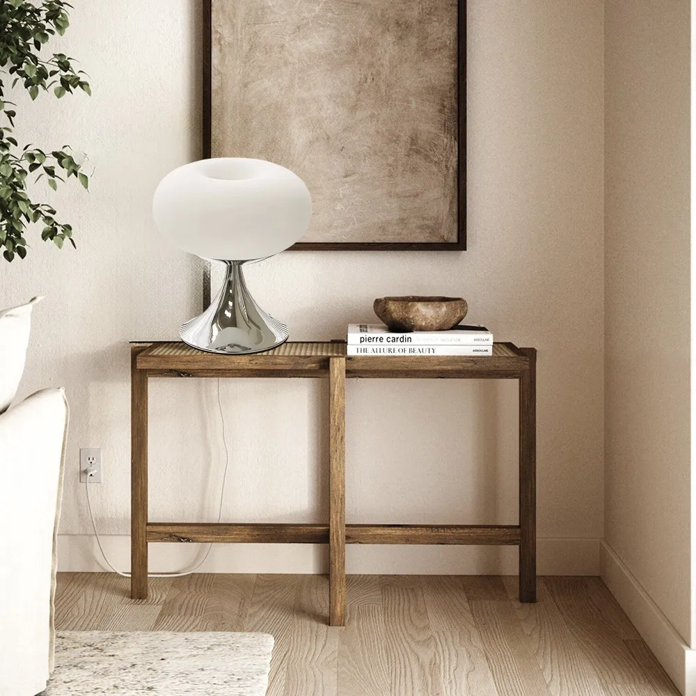 Lollora Bauhaus Apple Glass Table Lamp — Modern Desk & Bedside S171
