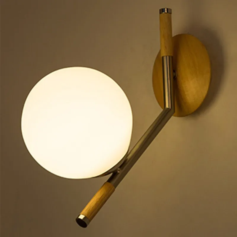 AQUEENA Globe Wall Lamp