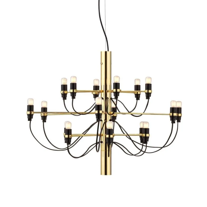 Tendrila Multi-Light Chandelier - Industrial Style Pendant Light for Dining Room