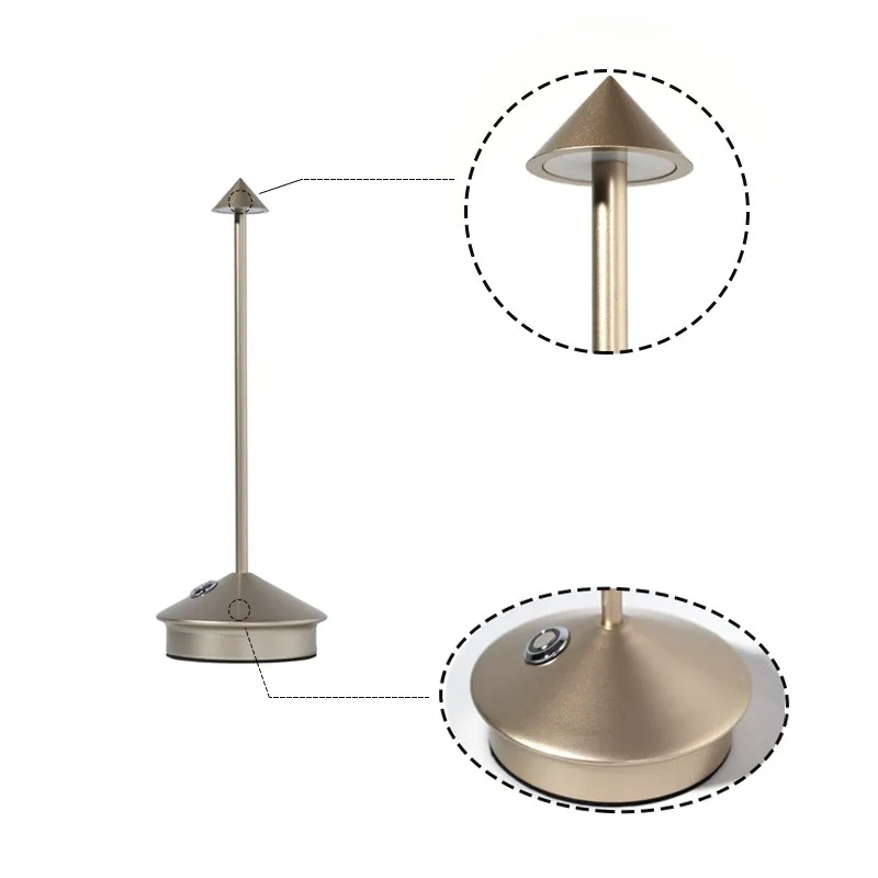 Glimma Rechargeable LED Table Lamp - Modern Portable Lamp for Living Room