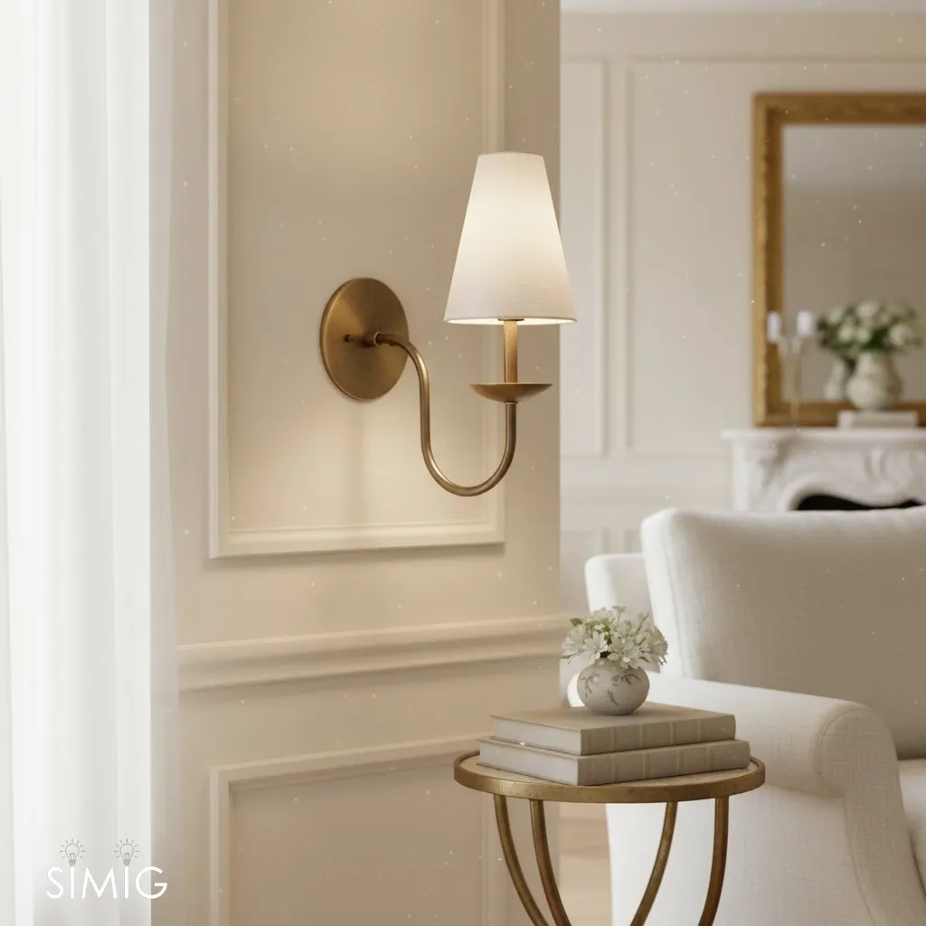 Curva Modern Geometric Wall Sconce – Ambient Lighting for Living Room T398