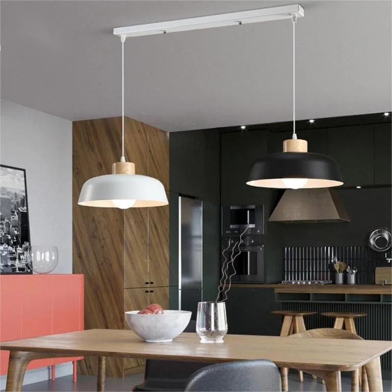 Scandinavian Metal Pendant Light with Macaroon Bowl Shape S33