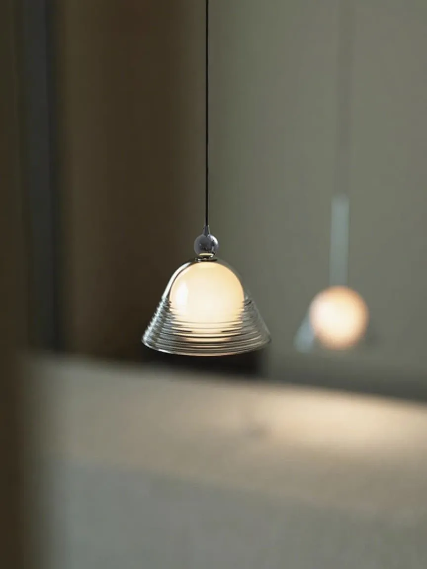 Afterglow Sunset Wave-Patterned Pendant Light - Lamp for Living Room G98