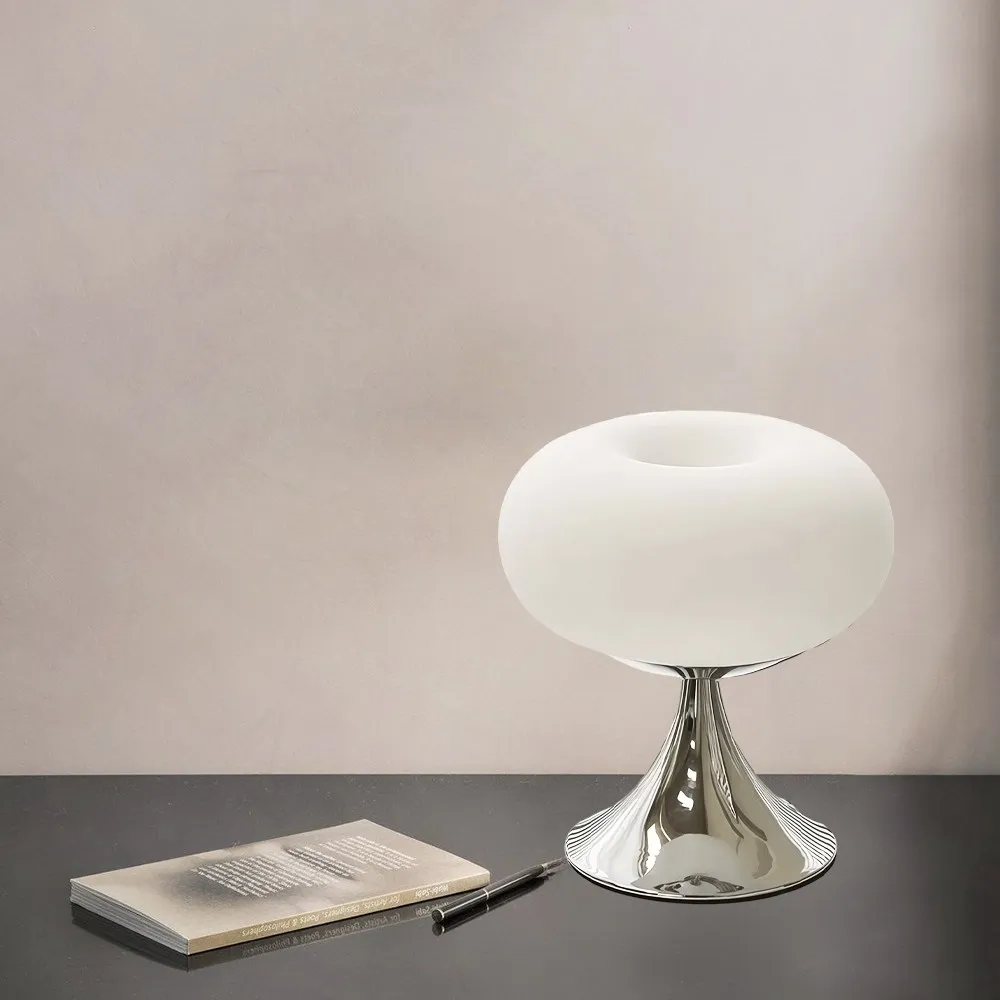 Lollora Bauhaus Apple Glass Table Lamp — Modern Desk & Bedside S171