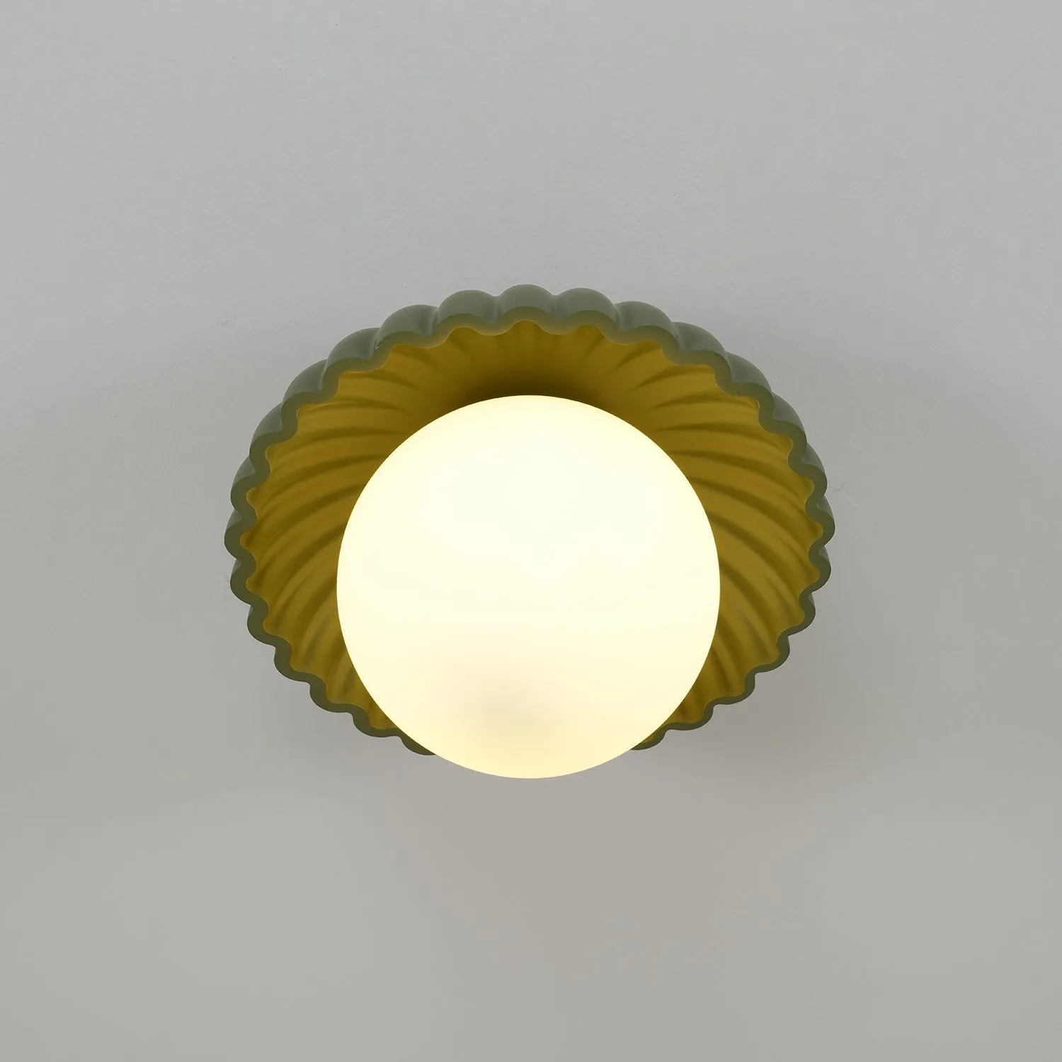 Alien Cream Glass Ceiling Light - Modern Nordic Ceiling Fixture M77